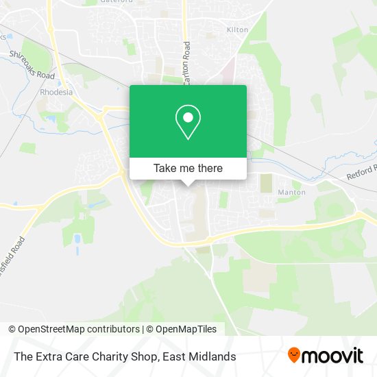The Extra Care Charity Shop map