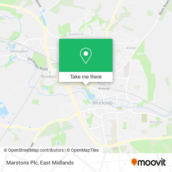 Marstons Plc map