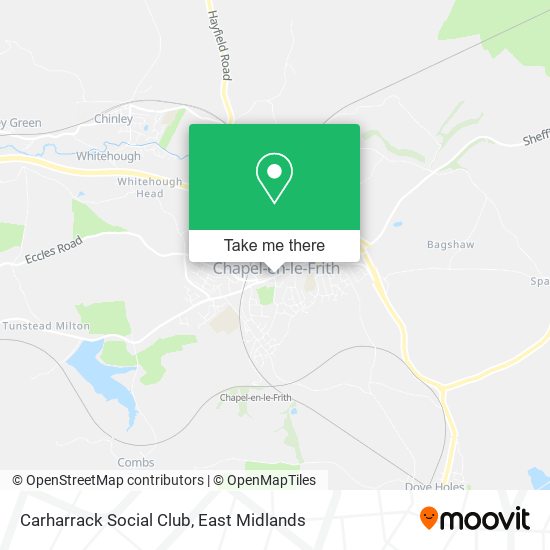Carharrack Social Club map