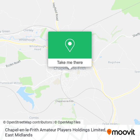 Chapel-en-le-Frith Amateur Players Holdings Limited map