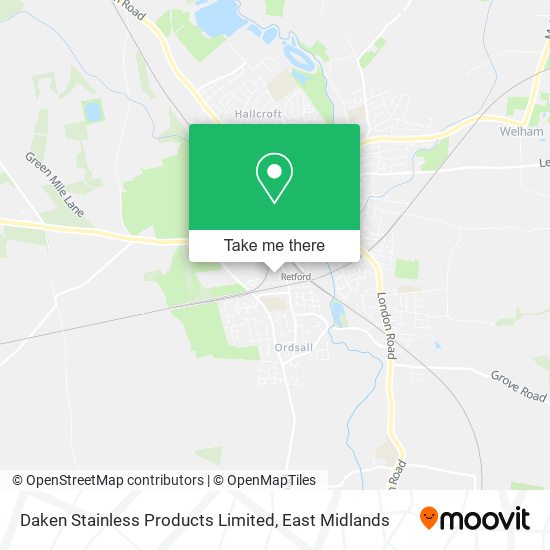 Daken Stainless Products Limited map