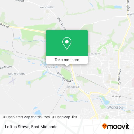 Loftus Stowe map