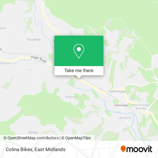 Colina Bikes map