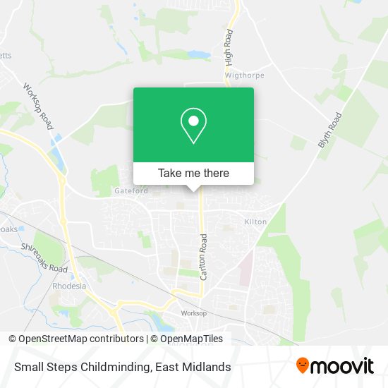 Small Steps Childminding map