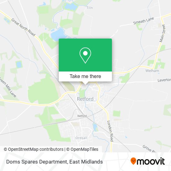 Doms Spares Department map