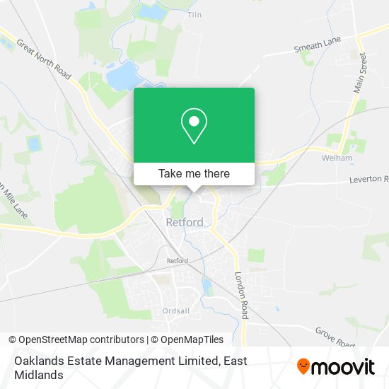 Oaklands Estate Management Limited map
