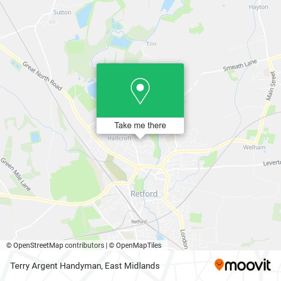 Terry Argent Handyman map