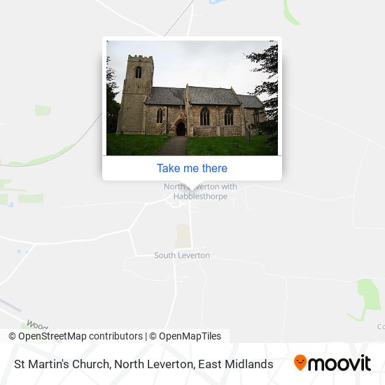 St Martin's Church, North Leverton map