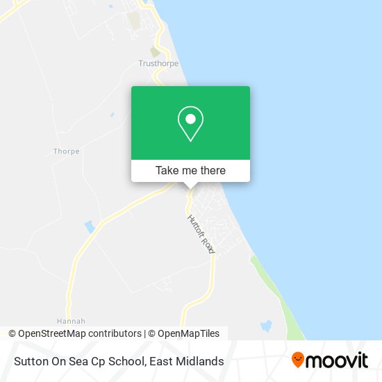 Sutton On Sea Cp School map