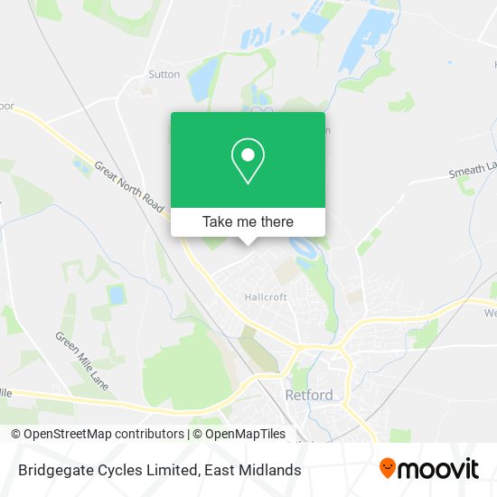 Bridgegate Cycles Limited map