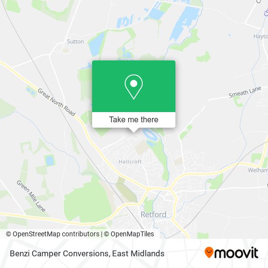 Benzi Camper Conversions map