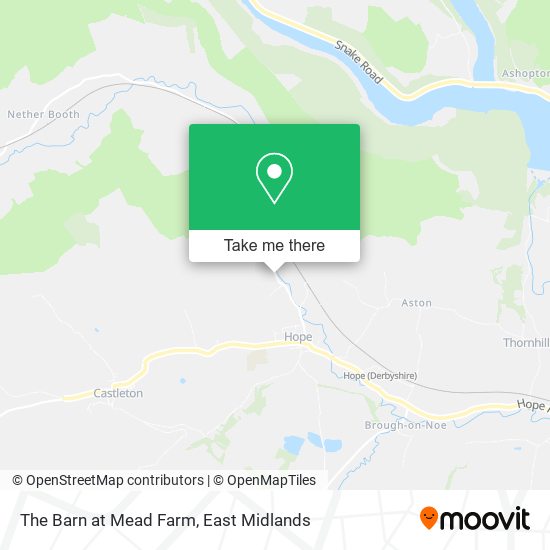 The Barn at Mead Farm map