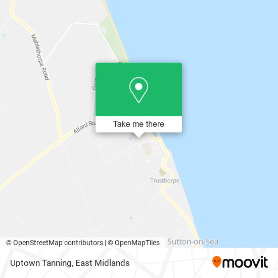 Uptown Tanning map