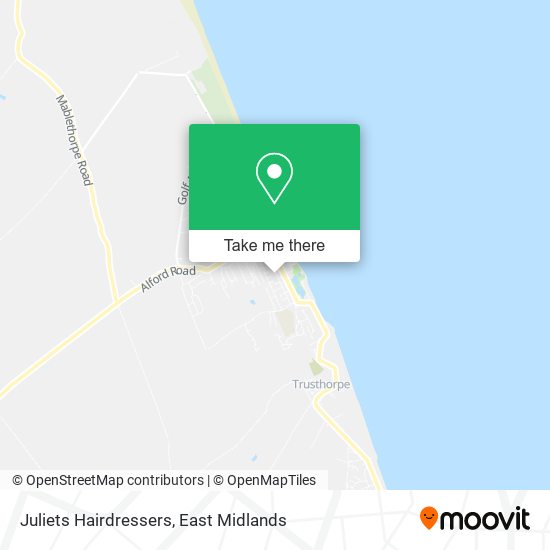 Juliets Hairdressers map