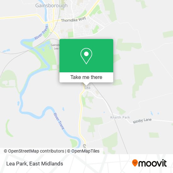 Lea Park map