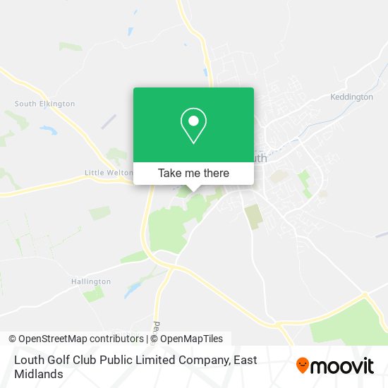 Louth Golf Club Public Limited Company map