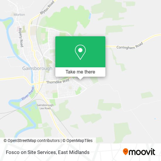 Fosco on Site Services map