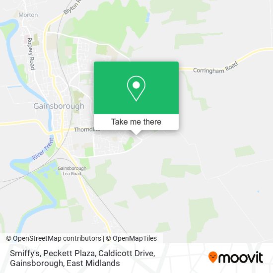 Smiffy's, Peckett Plaza, Caldicott Drive, Gainsborough map