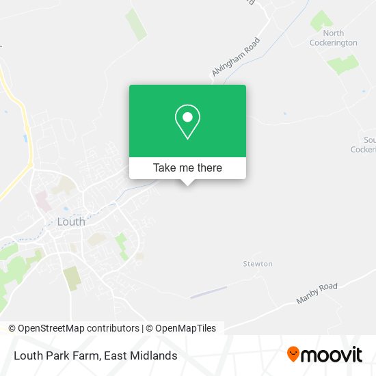 Louth Park Farm map