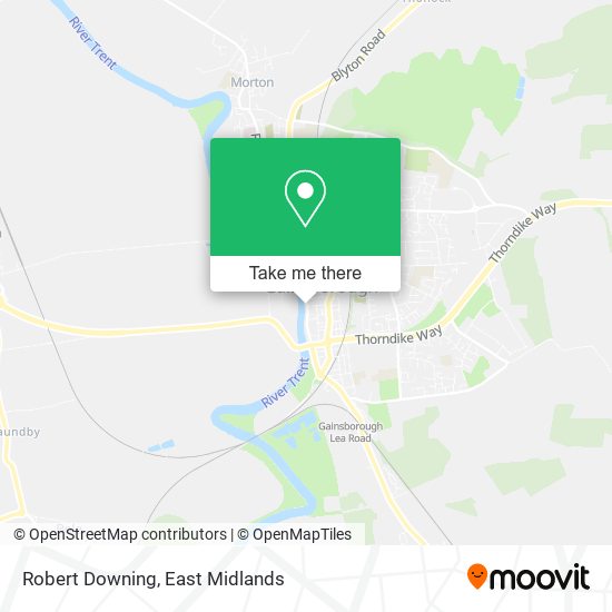 Robert Downing map