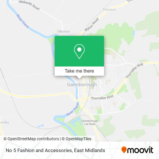 No 5 Fashion and Accessories map