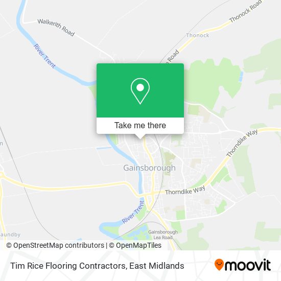 Tim Rice Flooring Contractors map