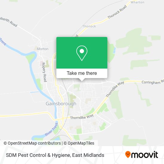 SDM Pest Control & Hygiene map