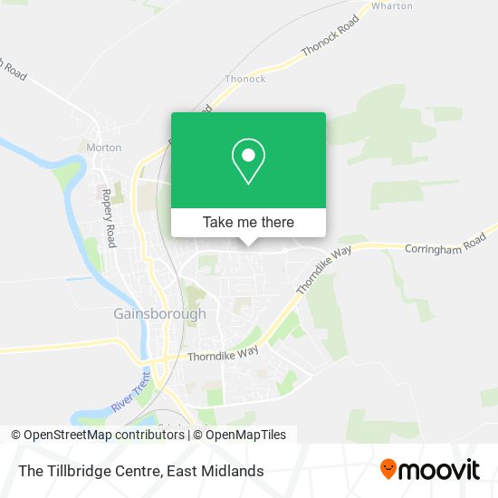 The Tillbridge Centre map