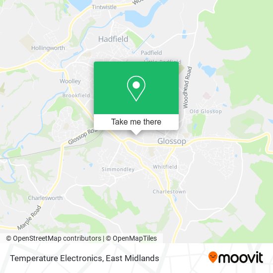 Temperature Electronics map