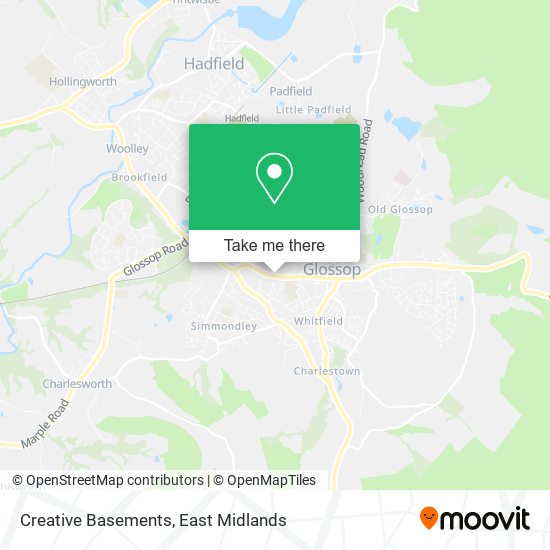 Creative Basements map
