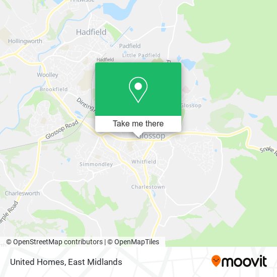 United Homes map