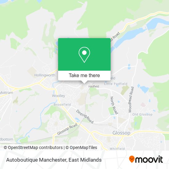 Autoboutique Manchester map