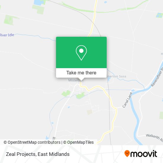 Zeal Projects map