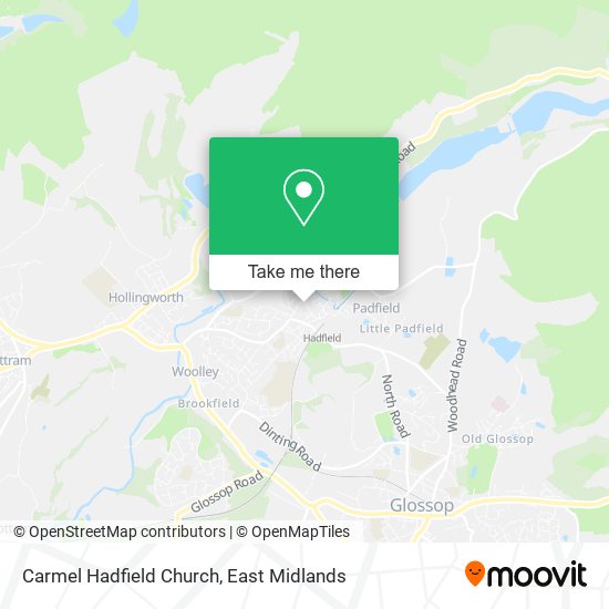 Carmel Hadfield Church map