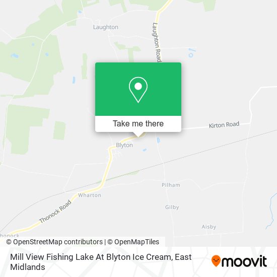 Mill View Fishing Lake At Blyton Ice Cream map