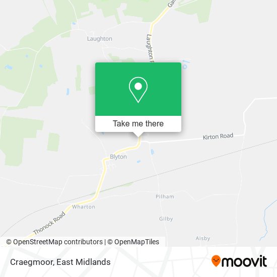 Craegmoor map