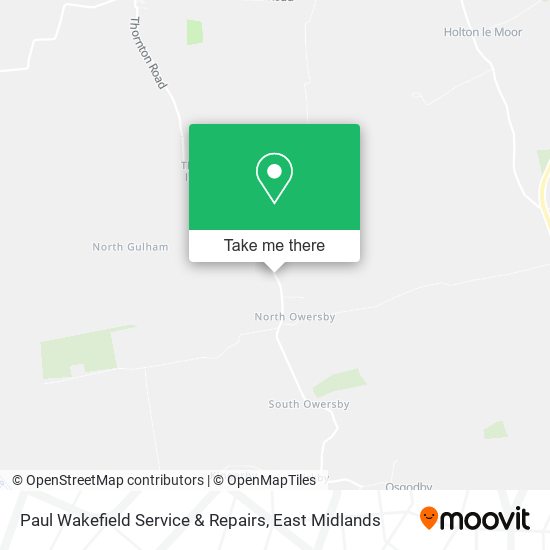 Paul Wakefield Service & Repairs map