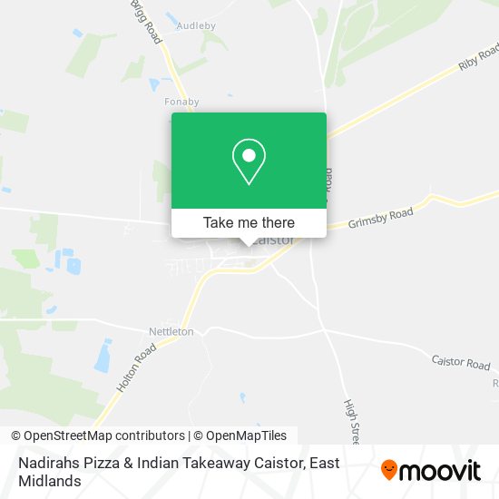 Nadirahs Pizza & Indian Takeaway Caistor map