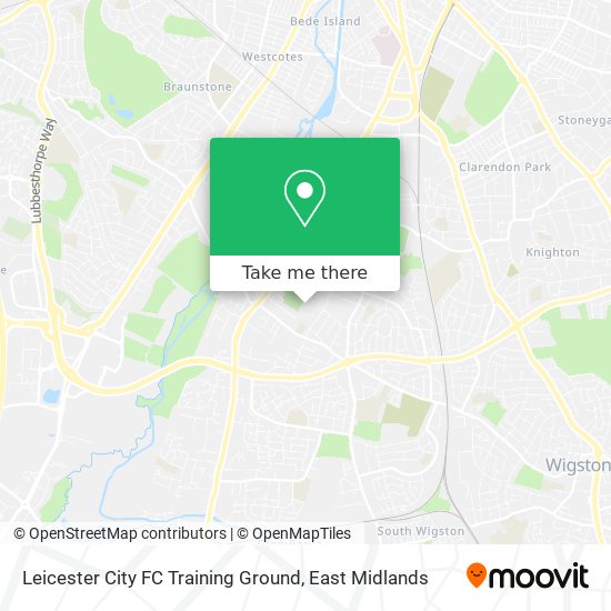 Leicester City FC Training Ground map