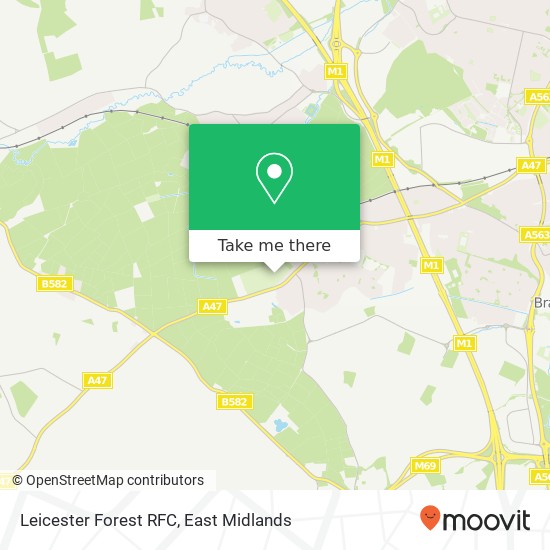 Leicester Forest RFC map