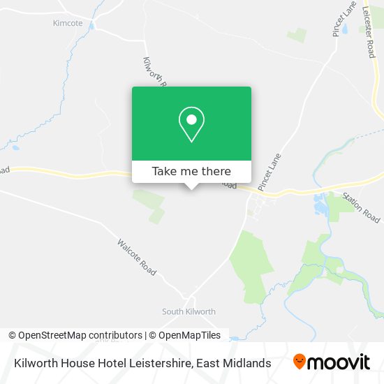 Kilworth House Hotel Leistershire map