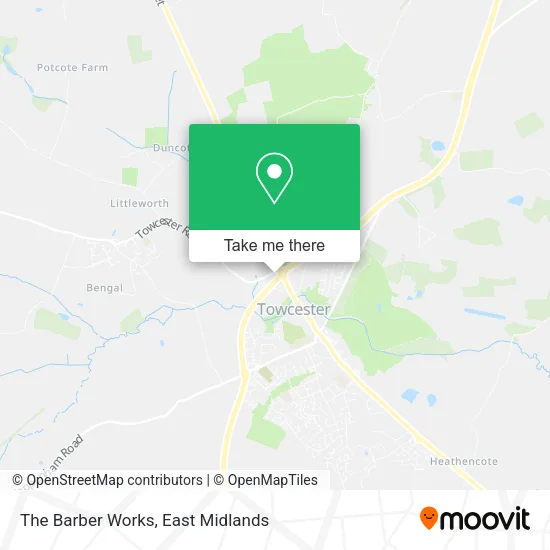 The Barber Works map