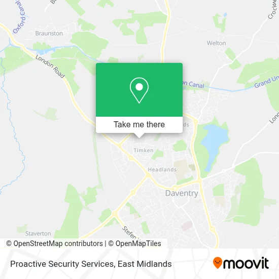 Proactive Security Services map