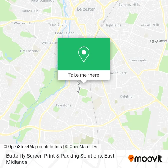 Butterfly Screen Print & Packing Solutions map