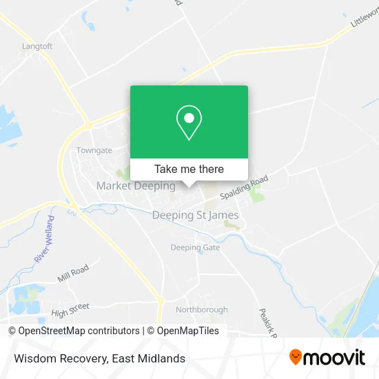 Wisdom Recovery map