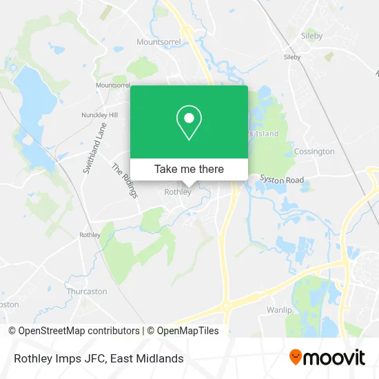 Rothley Imps JFC map