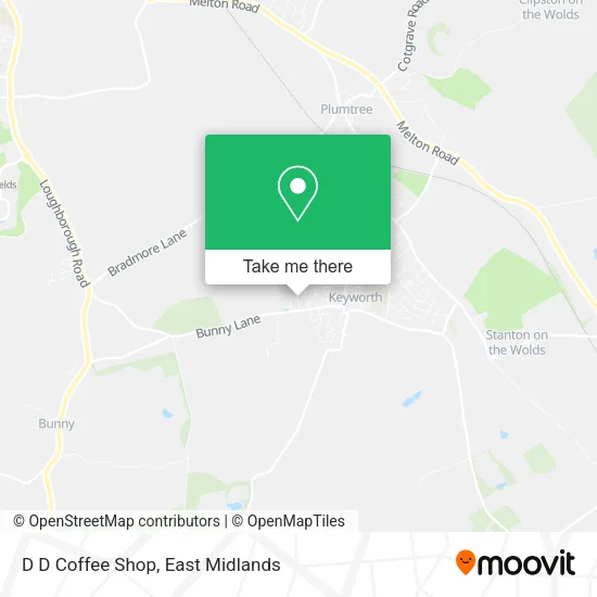 D D Coffee Shop map