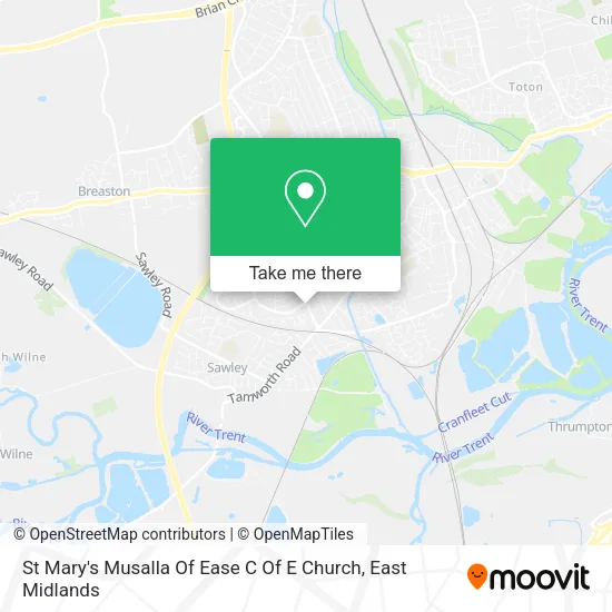 St Mary's Musalla Of Ease C Of E Church map