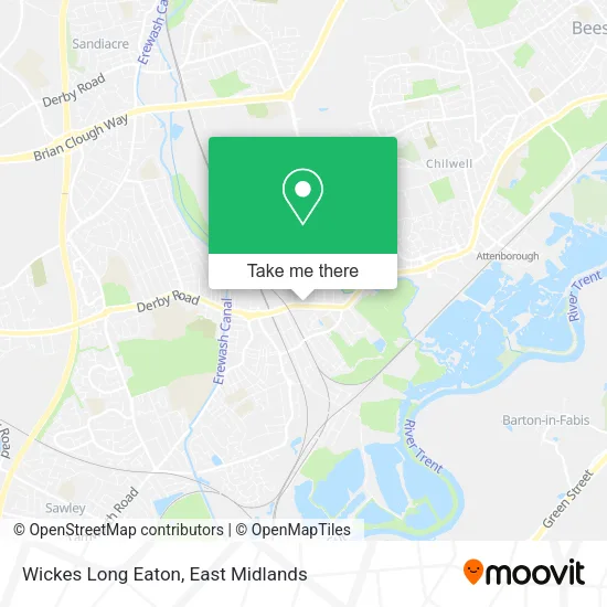 Wickes Long Eaton map