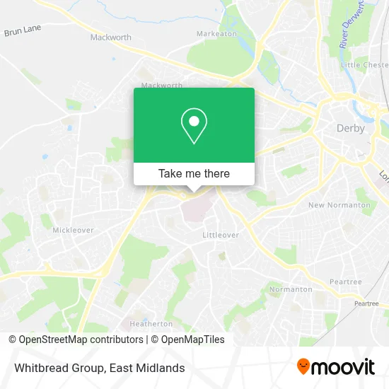 Whitbread Group map